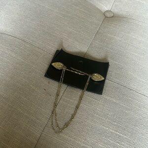 NWT Free‎ People Bronze Dangly Hair Clips One Size